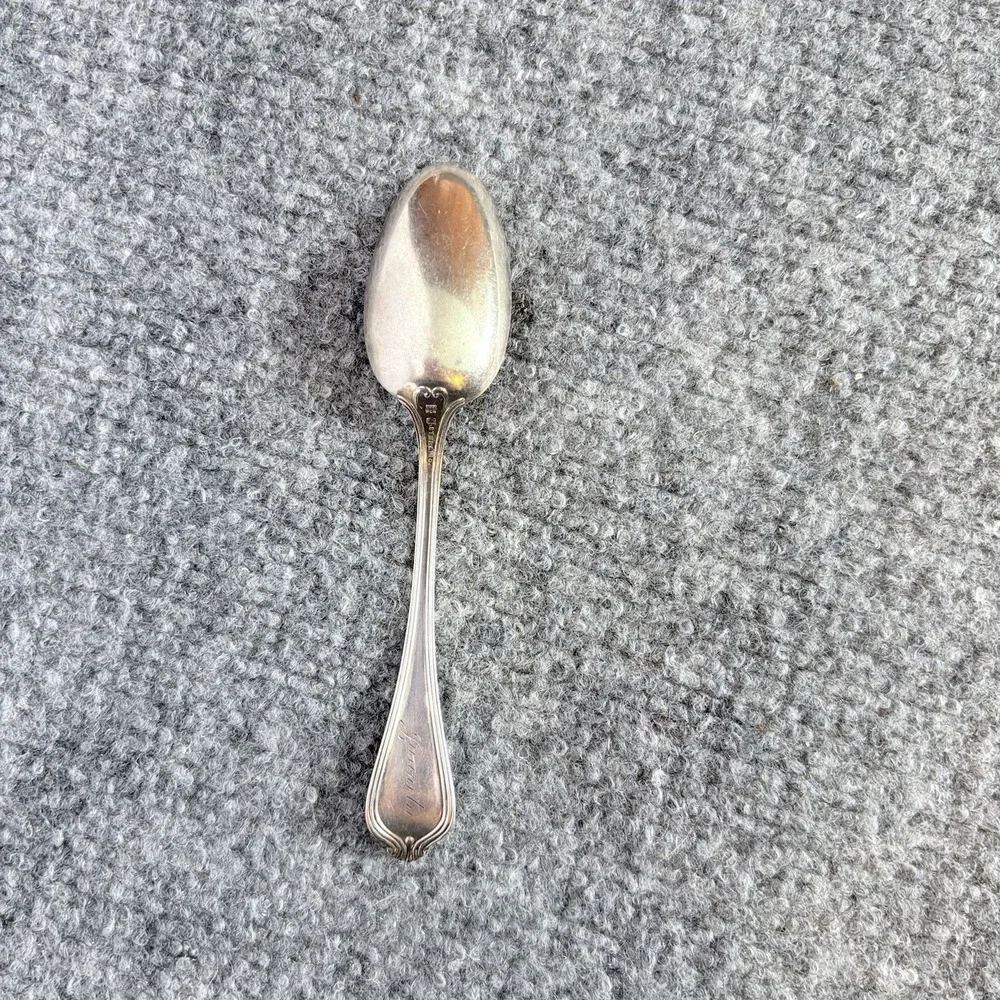 Towle Paul Revere Sterling Silver Coffee Spoon Juanita Engrave Back 1906 Pattern